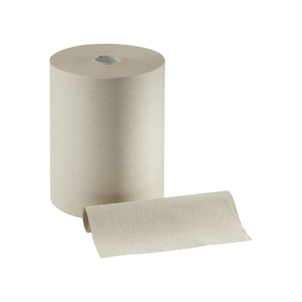 enMotion 10" Paper Towel Rolls, 1-Ply, 10"x 800', 100% Recycled Fiber, Brown, 800 ft Per Roll, 3 Rolls Per Case