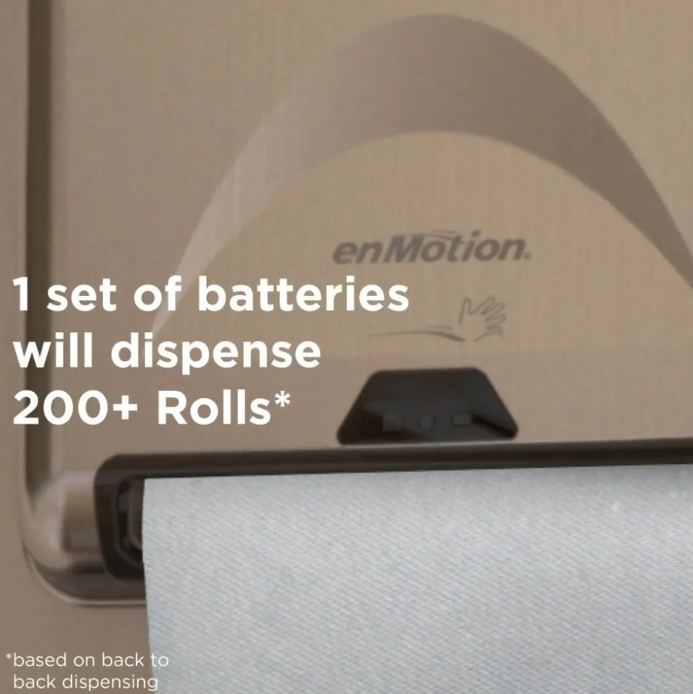 enMotion 10" Paper Towel Rolls, 1-Ply, 10"x 800', 100% Recycled Fiber, Brown, 800 ft Per Roll, 3 Rolls Per Case