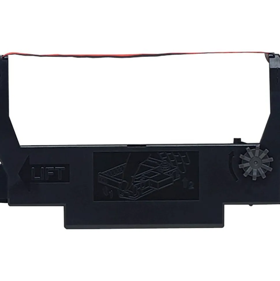 Epson ERC-38BR Black/Red Fabric Ribbon
