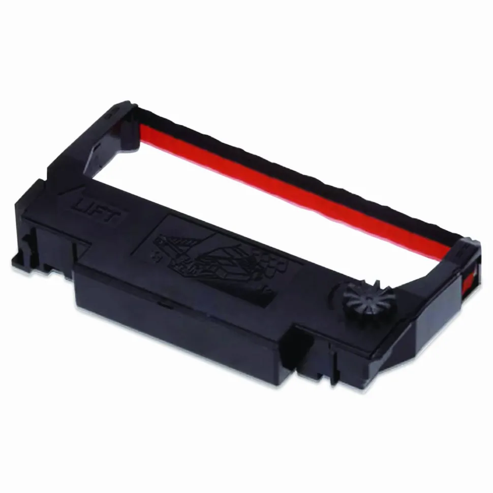 Epson ERC-38BR Black/Red Fabric Ribbon