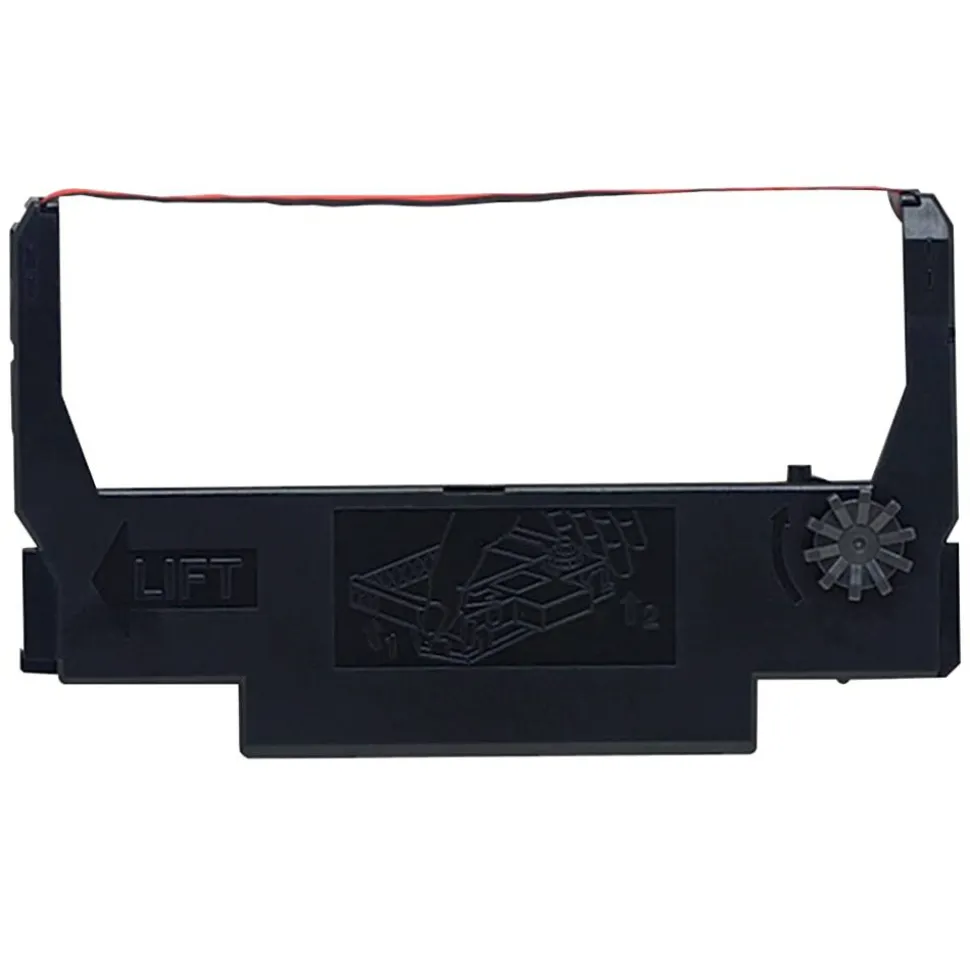 Epson ERC-38BR Black/Red Fabric Ribbon