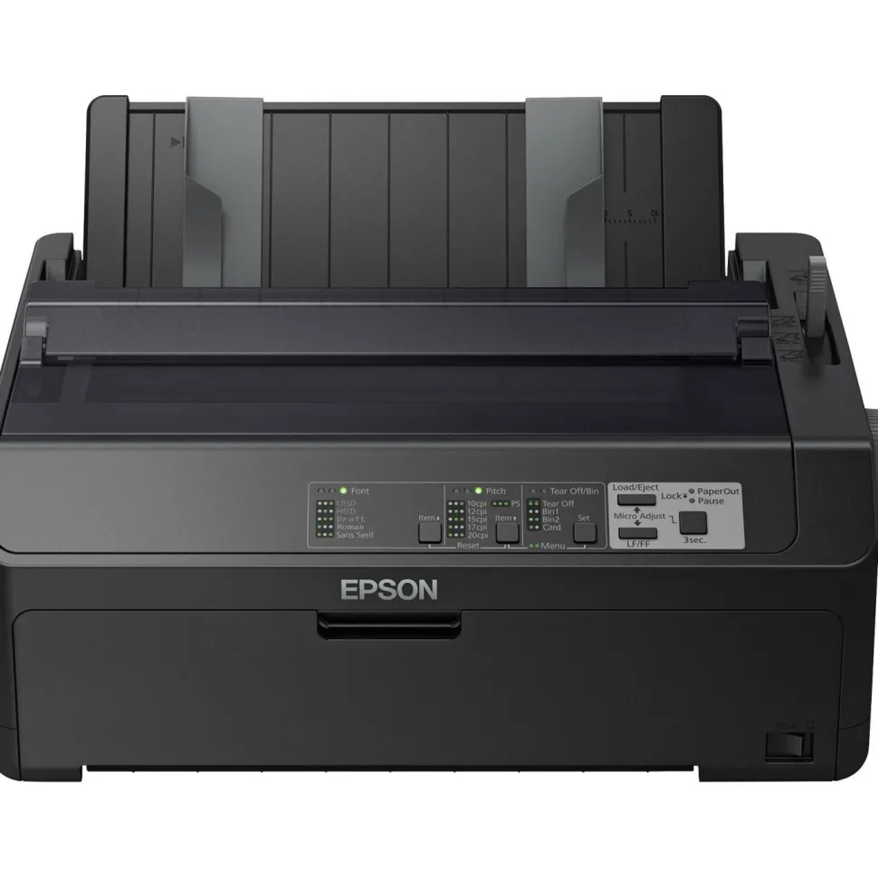 Epson FX-890II 9-pin Dot Matrix Printer, Monochrome, Energy Star, C11CF37201