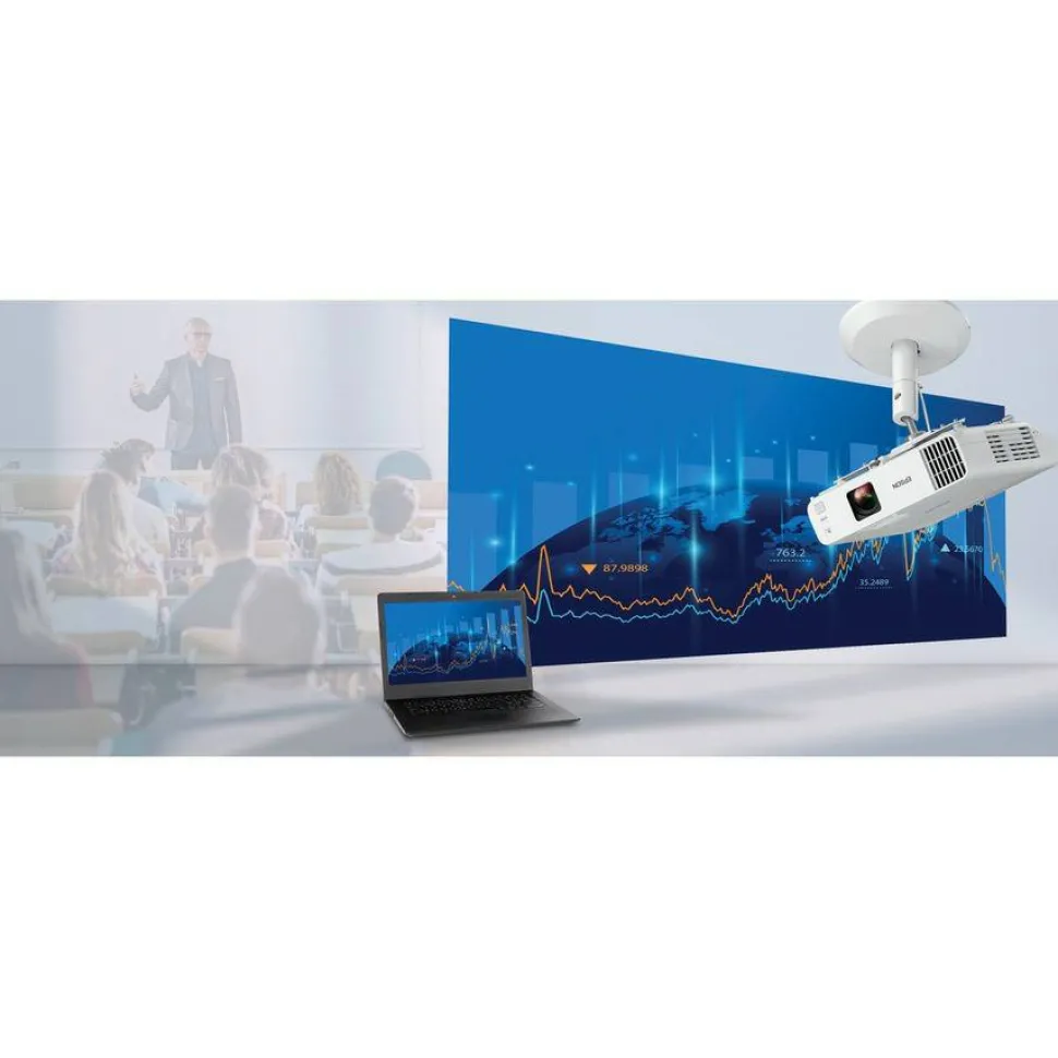 Epson PowerLite L260F 3LCD Projector - 21:9 - Ceiling Mountable
