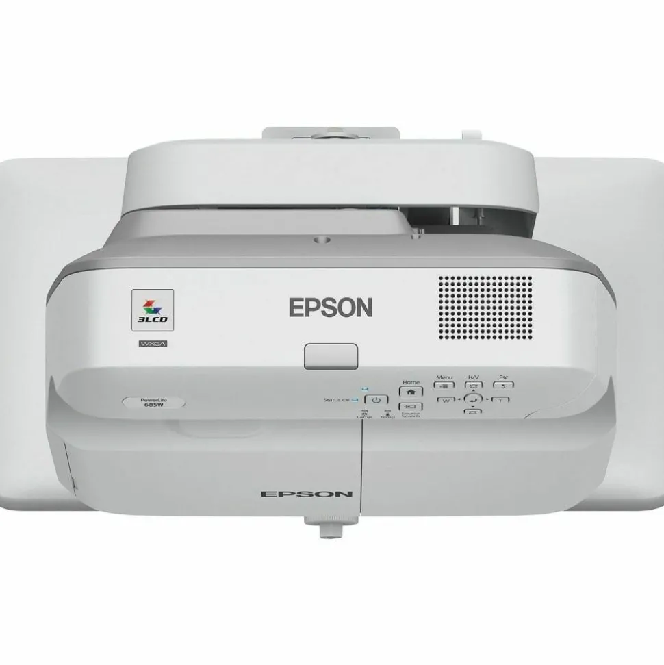 Epson PowerLite 685W Ultra Short Throw LCD Projector - 16:10 - 1280x 800 - Rear, Front - 5000 Hour Normal Mode - V11H744520