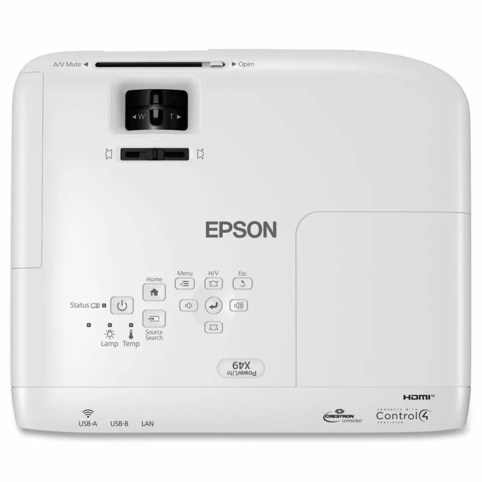 Epson PowerLite X49 LCD Projector - 4:3 - Ceiling Mountable