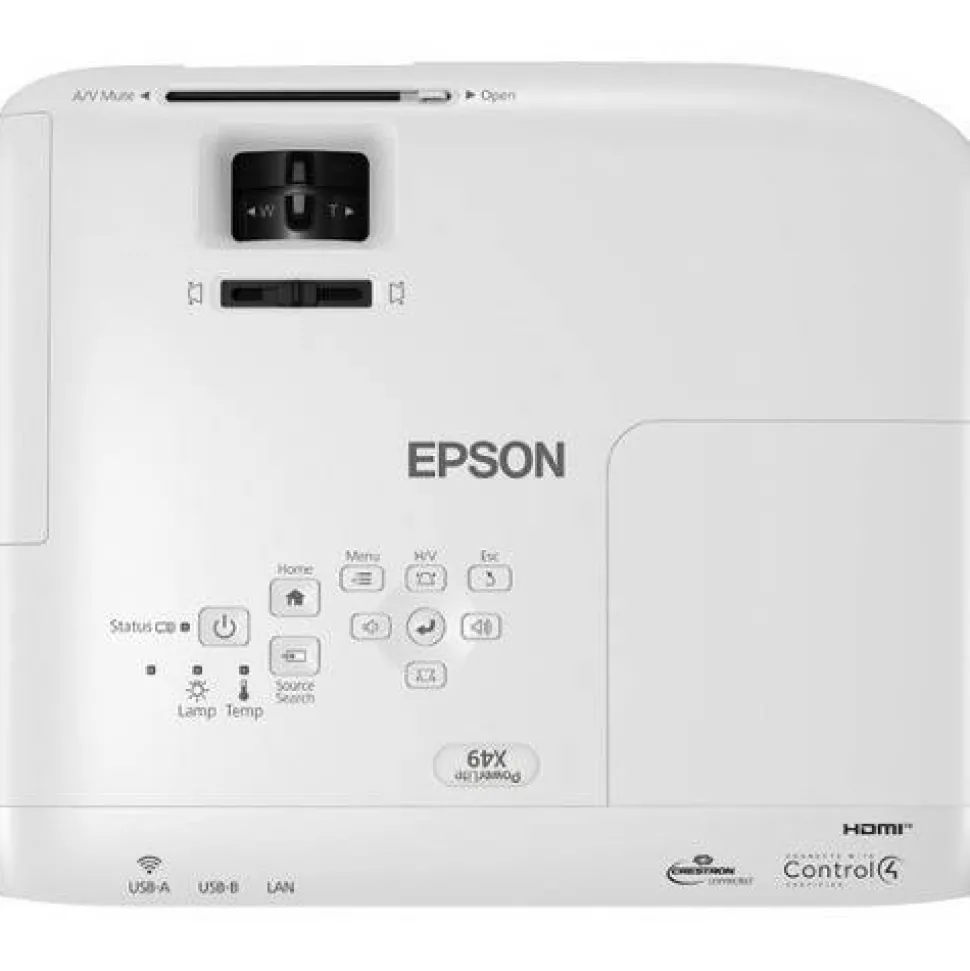 Epson PowerLite X49 LCD Projector - 4:3 - Ceiling Mountable