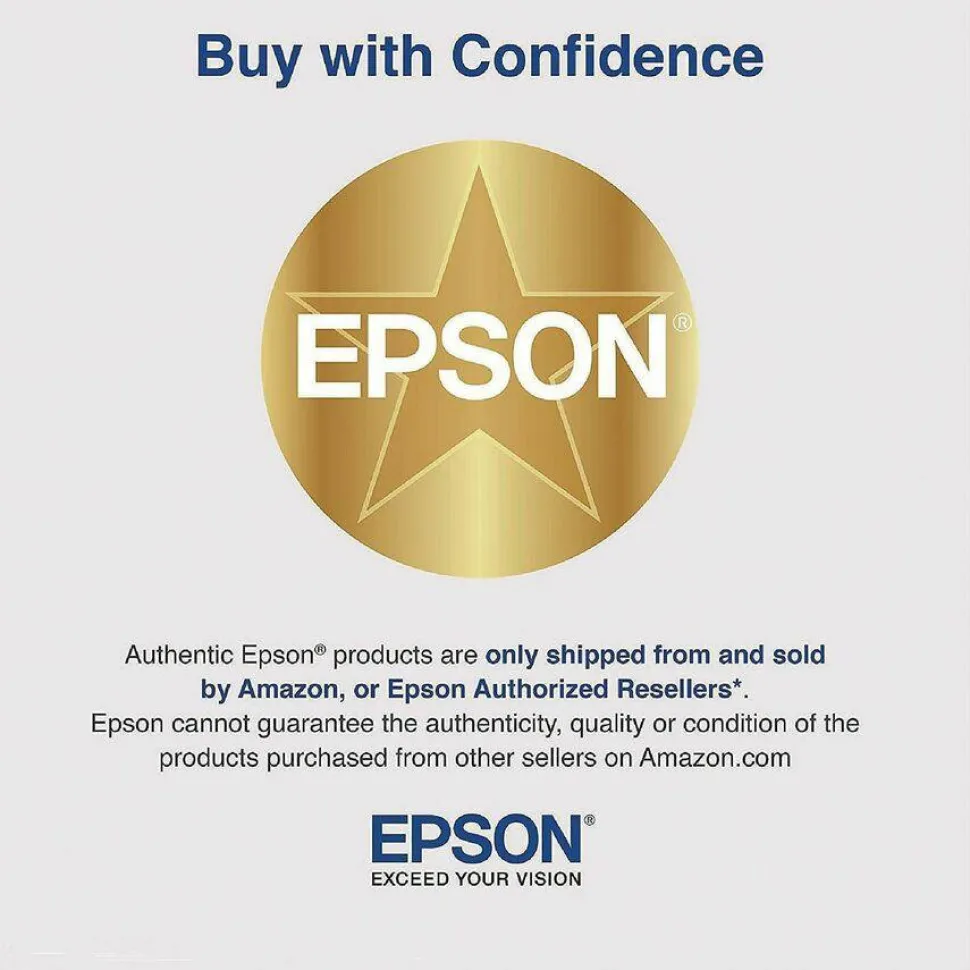 Epson Premium Photo Paper, 10.4 mil, 8 x 10, High-Gloss Bright White, 20/Pack