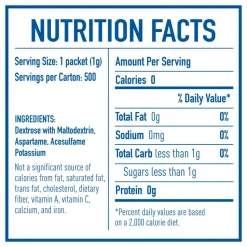 Equal Original Sweetener, 0.035 Oz., Box Of 500