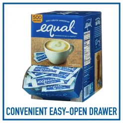 Equal Original Sweetener, 0.035 Oz., Box Of 500