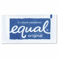 Equal Zero Calorie Sweetener, 0.04 oz Packet, 2,000/Carton