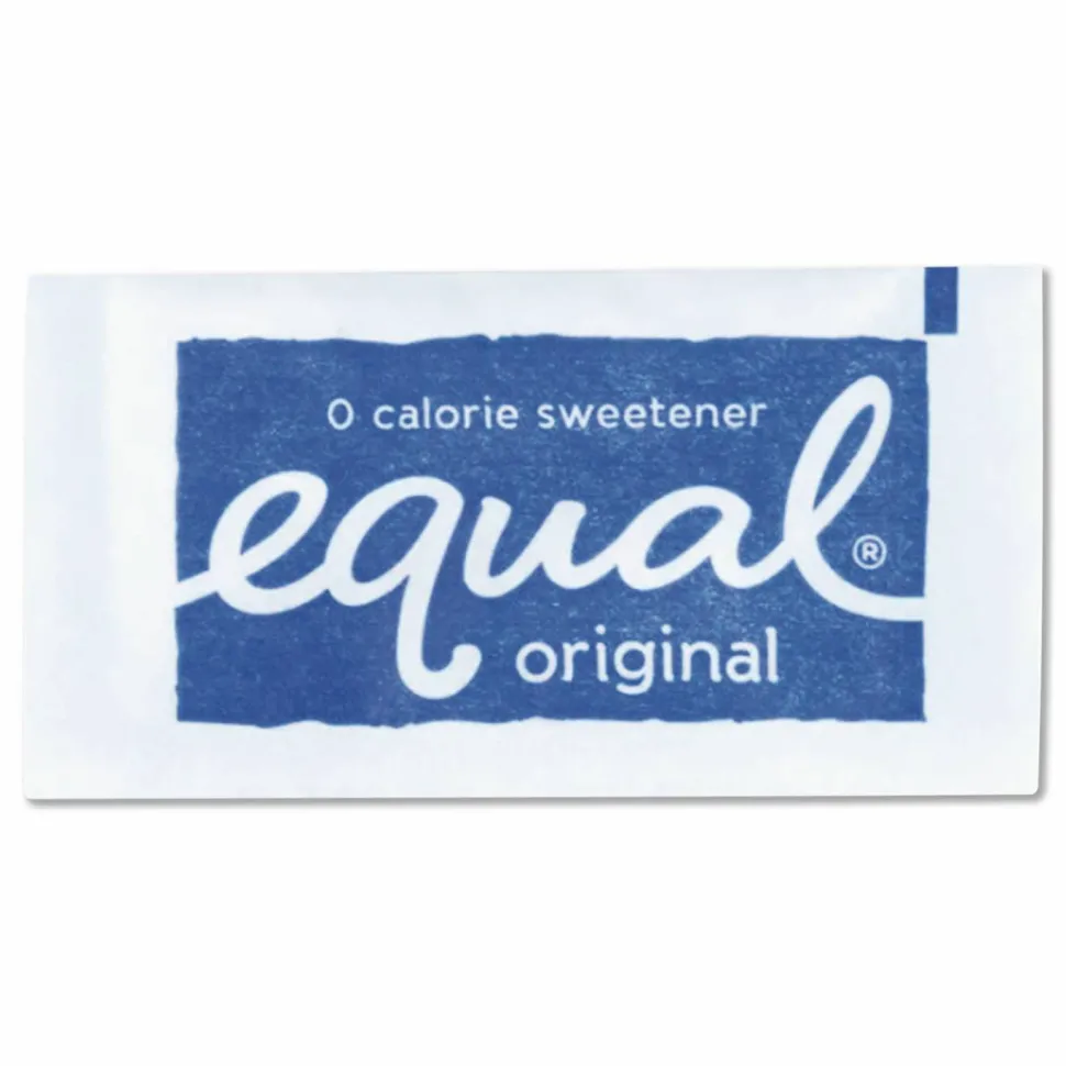 Equal Zero Calorie Sweetener, 0.04 oz Packet, 2,000/Carton