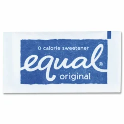 Equal Zero Calorie Sweetener, 0.04 oz Packet, 500/Box