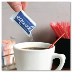 Equal Zero Calorie Sweetener, 0.04 oz Packet, 500/Box