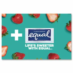 Equal Zero Calorie Sweetener, 1 g Packet, 115/Box