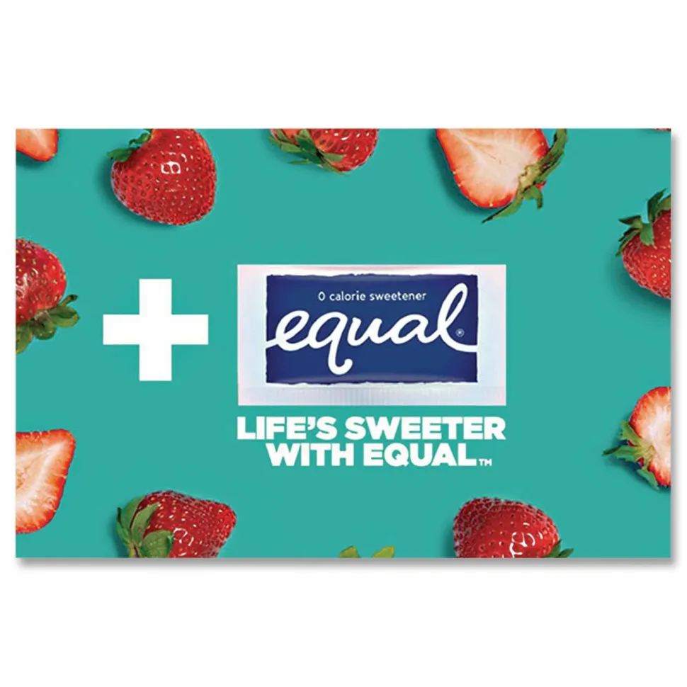 Equal Zero Calorie Sweetener, 1 g Packet, 115/Box