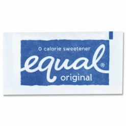 Equal Zero Calorie Sweetener, 1 g Packet, 115/Box