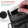 ergodyne Arsenal 5568 Belt Loop Tool Pouch with Device Holster, 4 Compartments, 5 x 2 x 8.5, Polyester, Gray