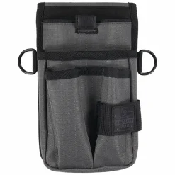 ergodyne Arsenal 5568 Belt Loop Tool Pouch with Device Holster, 4 Compartments, 5 x 2 x 8.5, Polyester, Gray