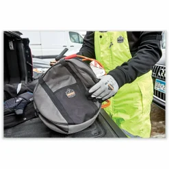 ergodyne Arsenal 5888 Cable Organizer, 2 Compartments, Gray, 13.5 x 13.5 x 3.5, Gray