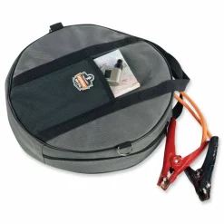 ergodyne Arsenal 5888 Cable Organizer, 2 Compartments, Gray, 13.5 x 13.5 x 3.5, Gray