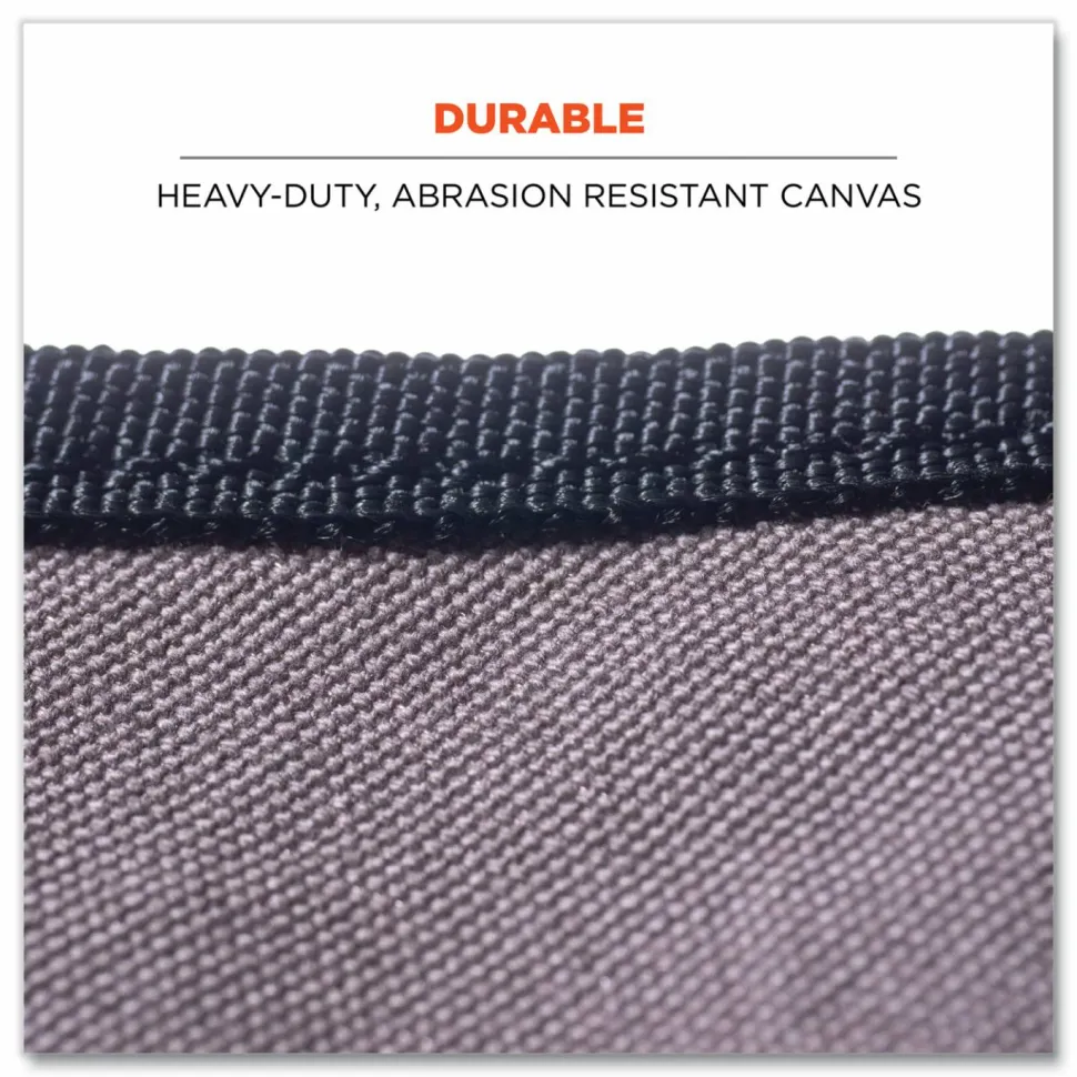 ergodyne Arsenal 5704 Canvas Tool Apron, 22 Compartments, 25.5 x 28, Canvas, Gray