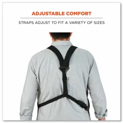 ergodyne Arsenal 5705 Extended Length Canvas Tool Apron, 13 Compartments, 25.5 x 34, Canvas, Gray