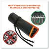 ergodyne Arsenal 5873 Polyester Wrench Roll Up, 14 Compartments, 26.5 x 16.5, Polyester, Black