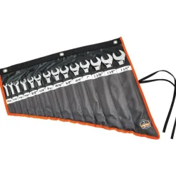 ergodyne Arsenal 5873 Polyester Wrench Roll Up, 14 Compartments, 26.5 x 5, Polyester, Black