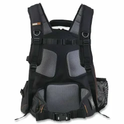 ergodyne Arsenal 5843 Tool Backpack Dual Compartment, 26 Compartments, 8.5 x 13.5 x 18, Ballistic Polyester, Black/Gray
