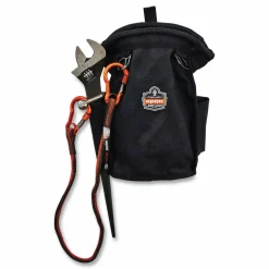 ergodyne Arsenal 5528 Topped Parts Canvas Pouch, 7.5 x 7.5 x 12, Black