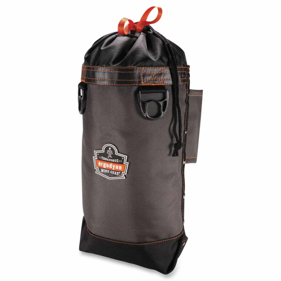 ergodyne Arsenal 5928 Topped Bolt Bag Tool Pouch, Tall, 5 x 10 x 13, Ballistic Polyester, Black/Gray
