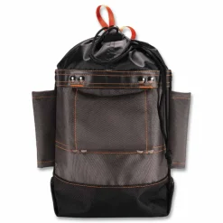 ergodyne Arsenal 5926 Topped Bolt Bag Tool Pouch, Short, 5 x 10 x 9, Ballistic Polyester, Black/Gray