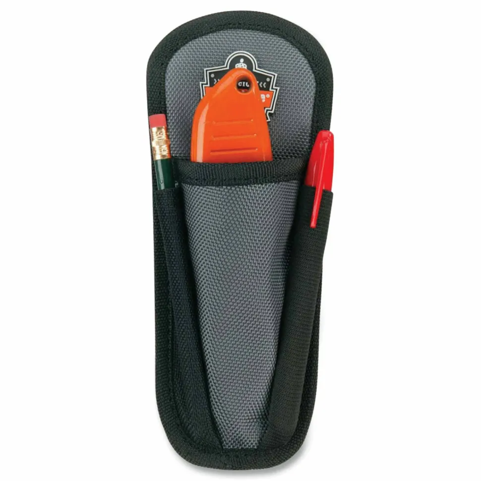 ergodyne Arsenal 5567 Utility Knife Holder, 1.5 x 2.5 x 8.5, Polyester, Gray