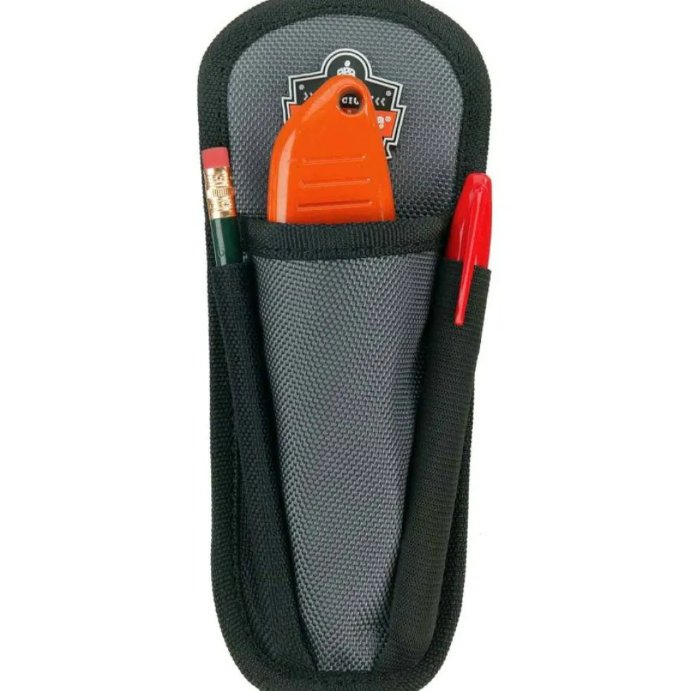 ergodyne Arsenal 5567 Utility Knife Holder, 1.5 x 2.5 x 8.5, Polyester, Gray