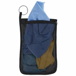 ergodyne Arsenal 5718 Zippered Mesh Wash Bag, 8 x 10, Polyester, Black, 10/Pack
