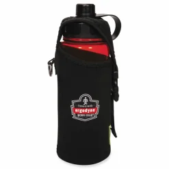 ergodyne Chill-Its 5151 Plastic Wide Mouth Water Bottle, 34 oz, Orange
