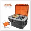 ergodyne Chill-Its 5171 48-Quart Industrial Hard Sided Cooler, Orange/Gray