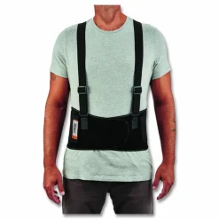 ergodyne ProFlex 1650 Economy Elastic Back Support Brace, X-Large, 38" to 42" Waist, Black