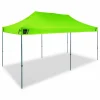ergodyne SHAX 6004 Heavy-Duty Pop-Up Tent, 10 ft x 20 ft x 10 ft, Polyester/Steel, Lime