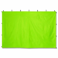 ergodyne SHAX 6055 Heavy-Duty Pop-Up Tent Kit - Solid Sidewalls, Single Skin,10 ft x 10 ft, Polyester/Steel, Lime