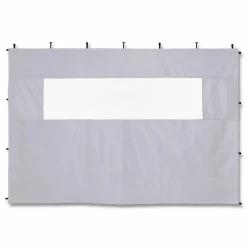 ergodyne SHAX 6056 Heavy-Duty Pop-Up Tent Kit - Mesh Windows, Single Skin, 10 ft x10 ft, Polyester/Steel, White