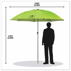 ergodyne Shax 6100 Lightweight Work Umbrella, 90