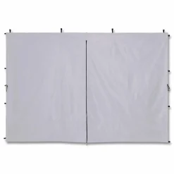 ergodyne SHAX 6196 Pop-Up Tent Sidewall with Zippered Door, 10 ft x10 ft, Polyester, White
