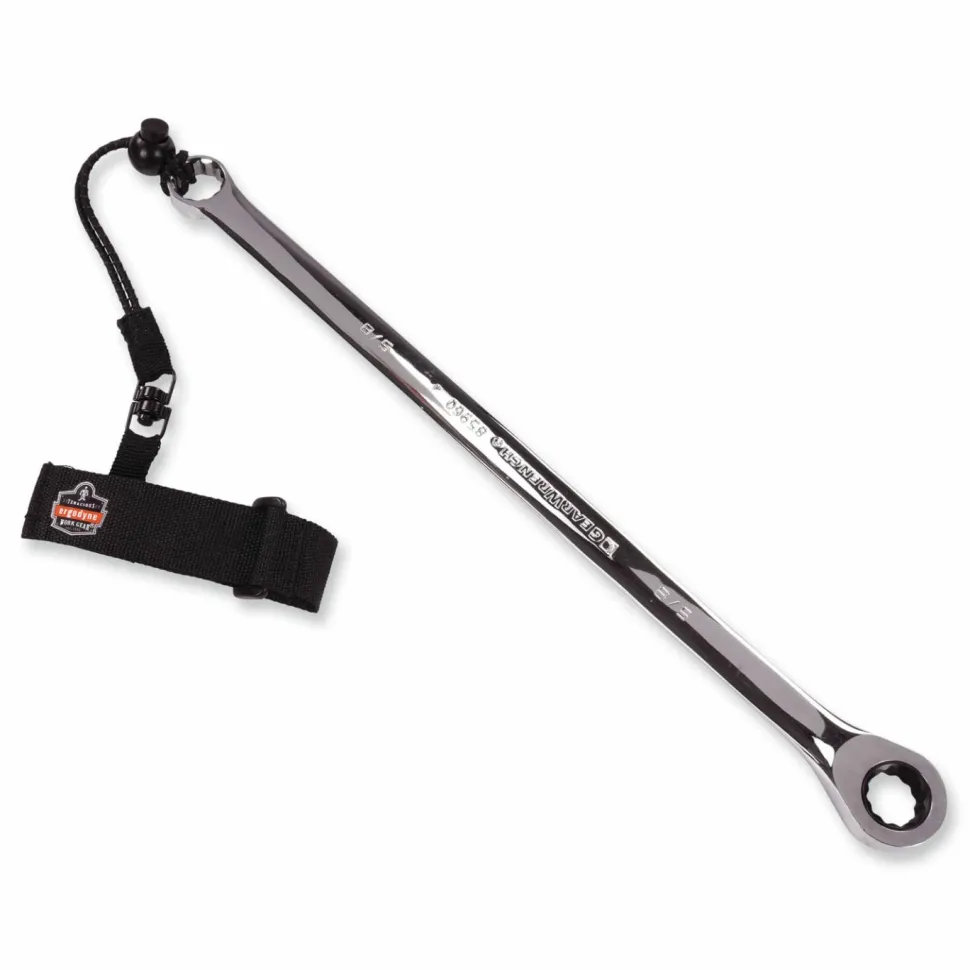 ergodyne Squids 3115 Adjustable-Wrist Tool Lanyard with Loop Tether, 7" to 8.5" Wrist, 2 lb Working Capacity, 7.5" Long