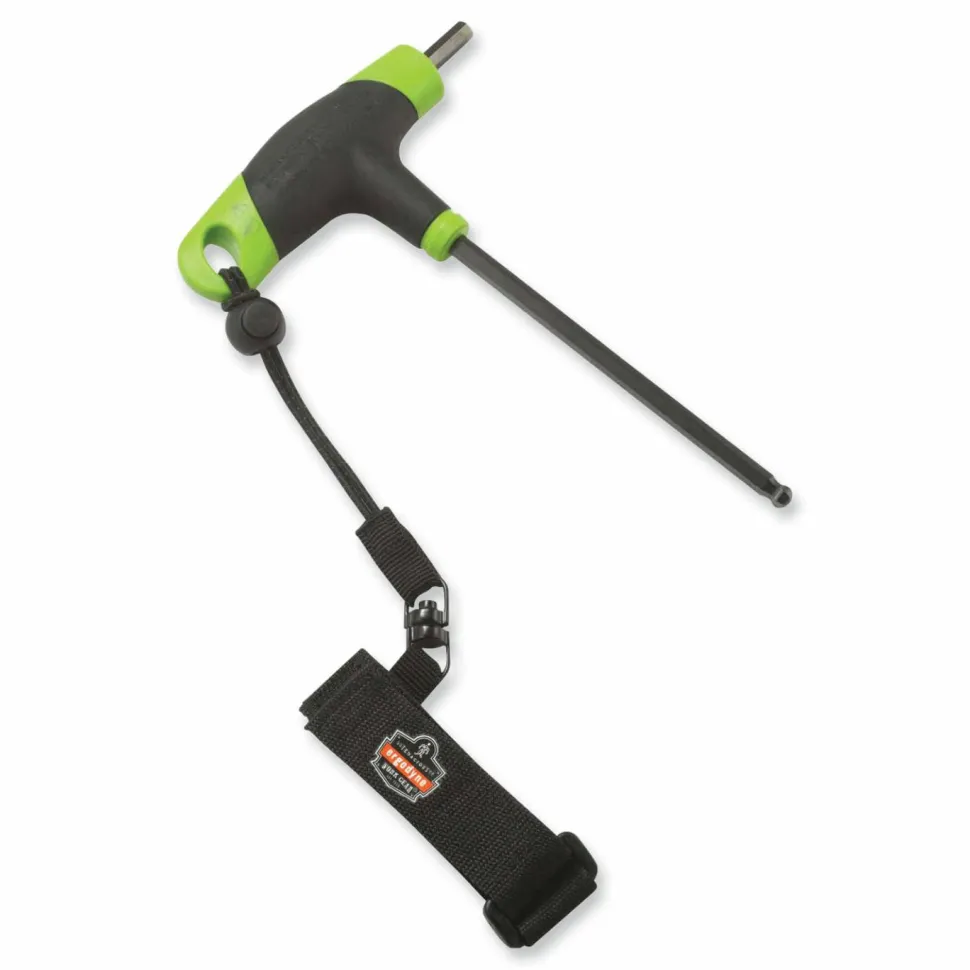 ergodyne Squids 3115 Adjustable-Wrist Tool Lanyard with Loop Tether, 7" to 8.5" Wrist, 2 lb Working Capacity, 7.5" Long