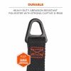 ergodyne Squids 3171 Anchor Strap Belt Loop Attachment for Tool Tethering, 5 lb Max Working Capacity, 5" Long, Black, 2/Pack