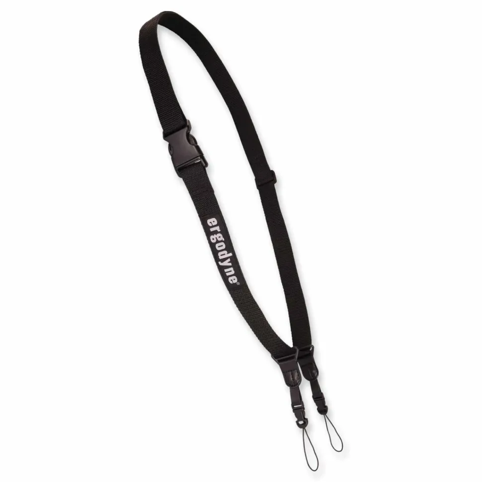 ergodyne Squids 3134 Barcode Scanner Lanyard Sling, 28" to 66" Long, Black