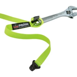 ergodyne Squids 3155 Elastic Lanyard with Clamp, 2 lb Max Working Capacity, 18