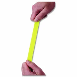 ergodyne Squids 3150 Elastic Lanyard with Buckle, 2 lb Max Working Capacity, 18"-48" Long, Lime, 10/Pack