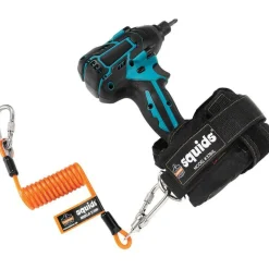 ergodyne Squids 3130M Coiled Cable Lanyard with Carabiners, 5 lb Max Working Capacity, 6.5